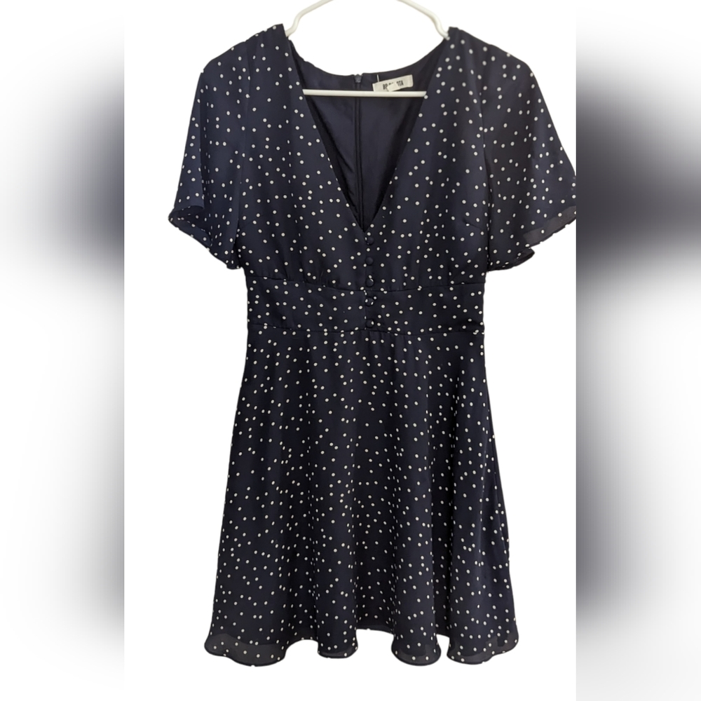 BB DAKOTA polka dot dress